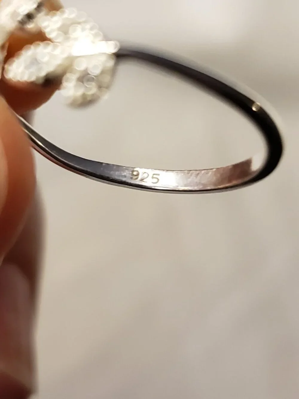 Sterling Silver Ring Marcasite Vines Leaves Size 6 Dainty Solid Silver Open Band
